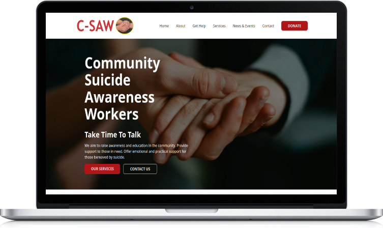 screenshot of CSAW website
