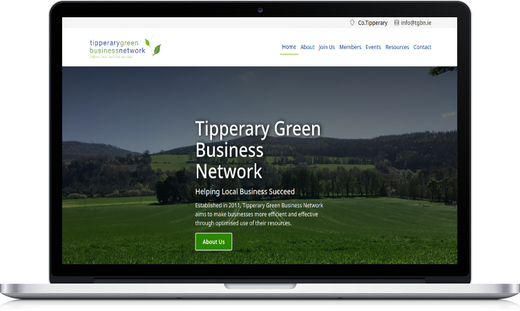Screen shot of TGBN.ie website